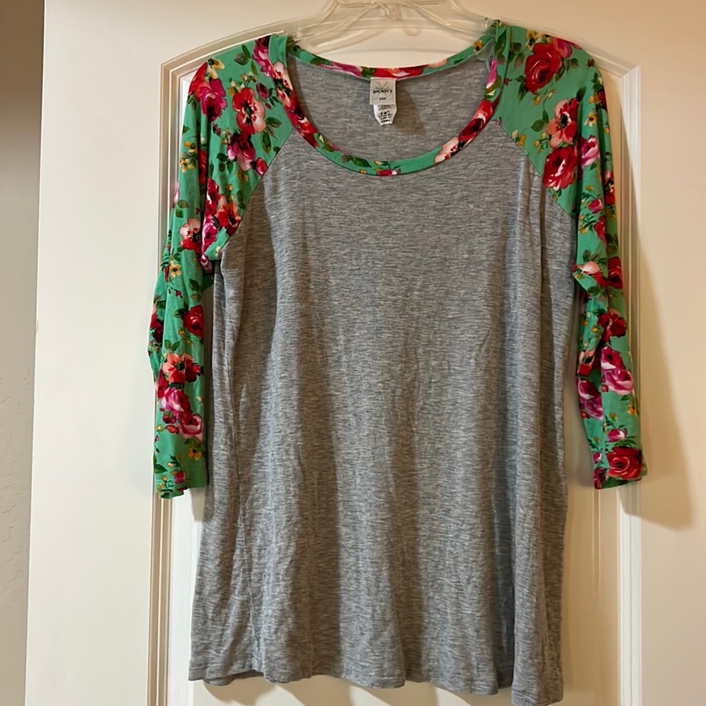 3/4 Sleeve Women’s Soft Baseball Top